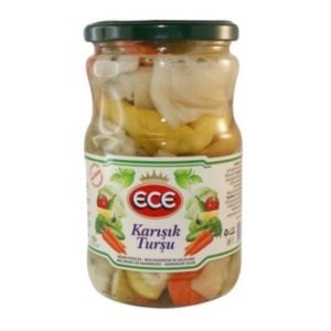ECE TURŞU 630G KARIŞIK TURŞU NET:630G SÜZ:350G CAM KOD:7538 1*12