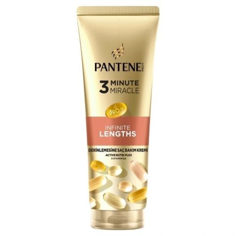 PANTENE SAÇ KREMİ 220ML 3MM İNFİNİTE LENGTHS DERİNLEMESİNE 1*6