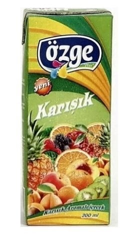 ÖZGE MEYVE SUYU 1/5 KARIŞIK 1*27