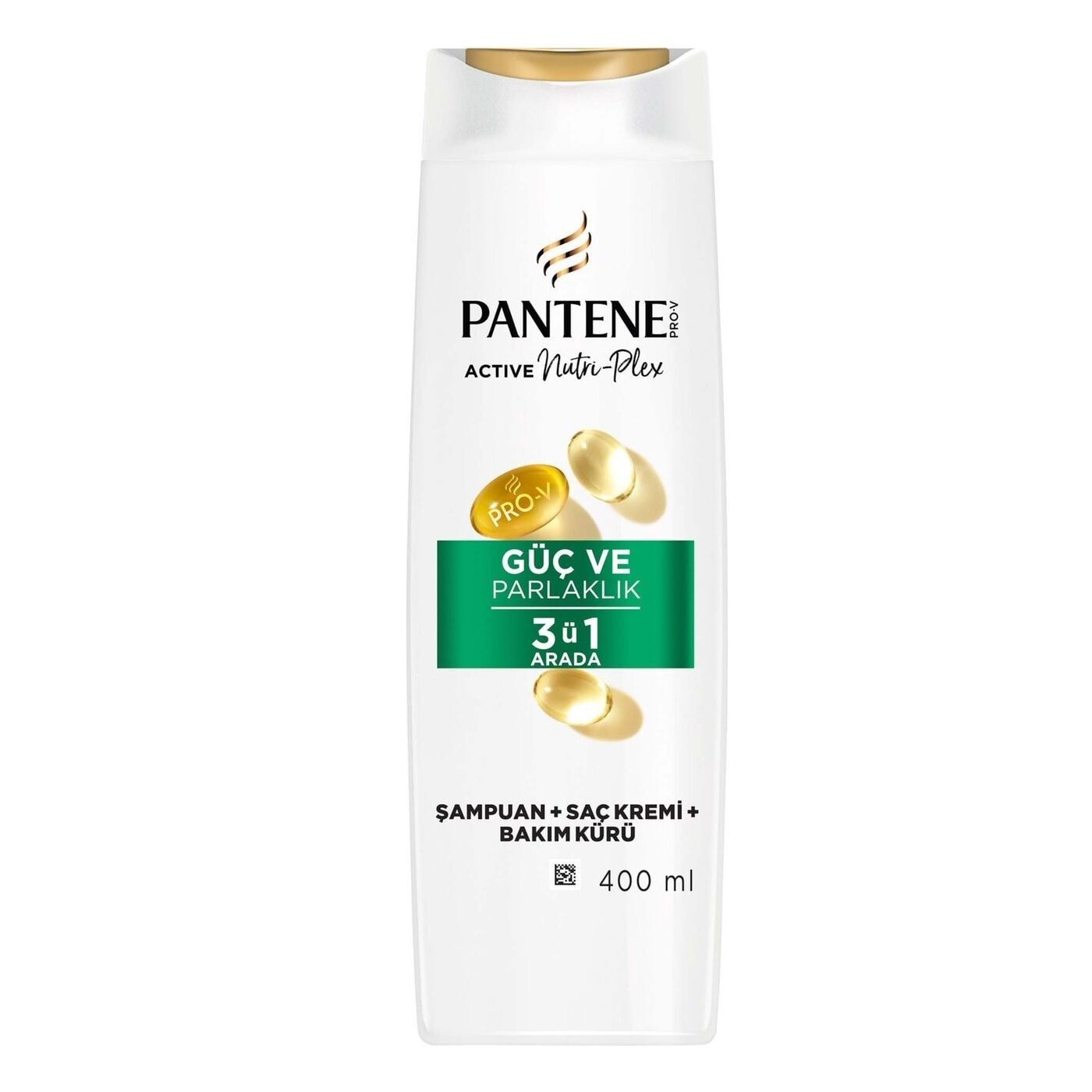 PANTENE ŞAMPUAN 400ML 3/1 GÜÇ VE PARLAKLIK NUTRİ PLEX 1*6