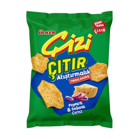 ÜLKER B.KR.ÇİZİ ÇITIR PEYNİR&SOĞAN ATIŞ.50GR 775-03 1*14