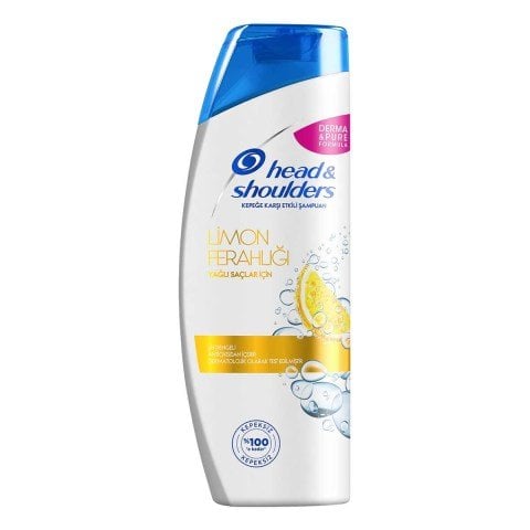 HEAD ŞAMPUAN 350ML LİMON FERAHLIĞI YAĞLI SAÇ 1*6
