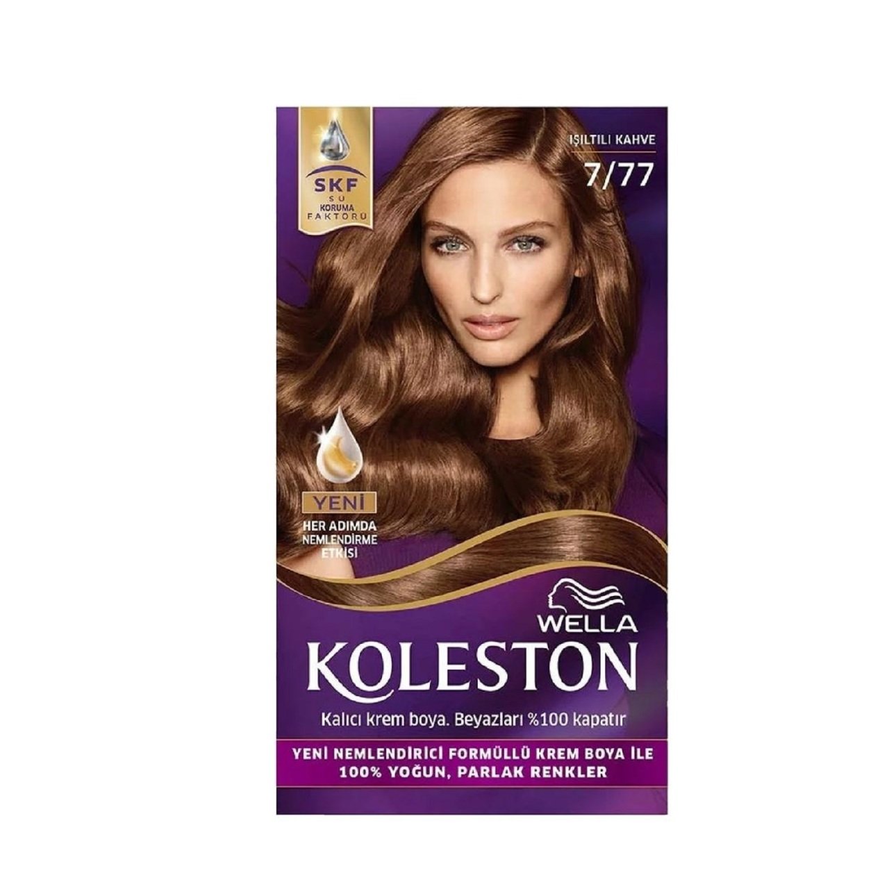 KOLESTON SET 7/77 IŞILTILI KAHVE 1*18