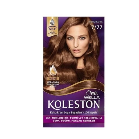 KOLESTON SET 7/77 IŞILTILI KAHVE 1*18