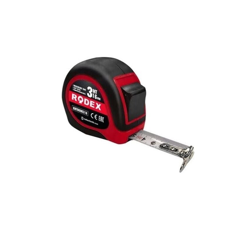 ŞERİT METRE RODEX 3M 16MM MTPD0316 1*12
