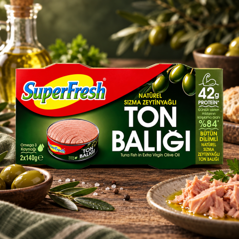 SÜPERFRESH TON 2*140GR ZEYTİNYAĞLI 1*6