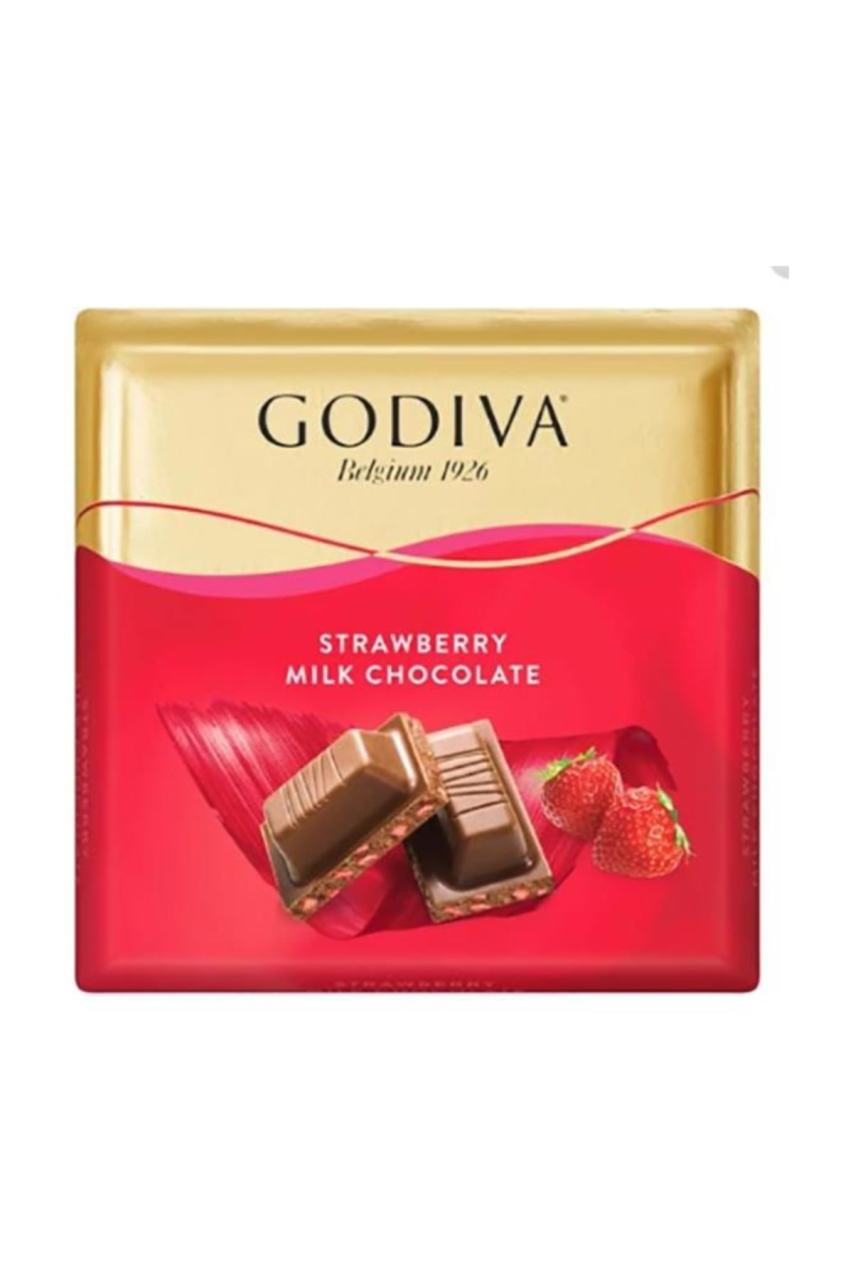 ÜLKERXXXX C. GODIVA KARE 60GR SÜTLÜ&ÇİLEKLİ//// 1425-07 1*6*6