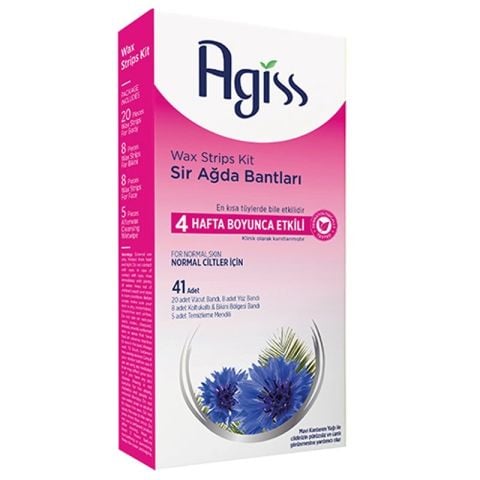 AGİSS SİR AĞDA BANDI 41ADET NORMAL CİLT PEMBE 1*12