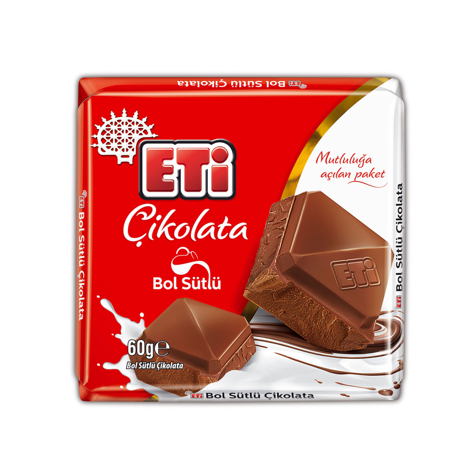 ETİ C.KARE 60GR BOL SÜTLÜ ÇİKOLATA 7069130 1*6*12
