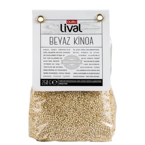 DURU BAK.LİVAL 250G BEYAZ KİNOA 1*8