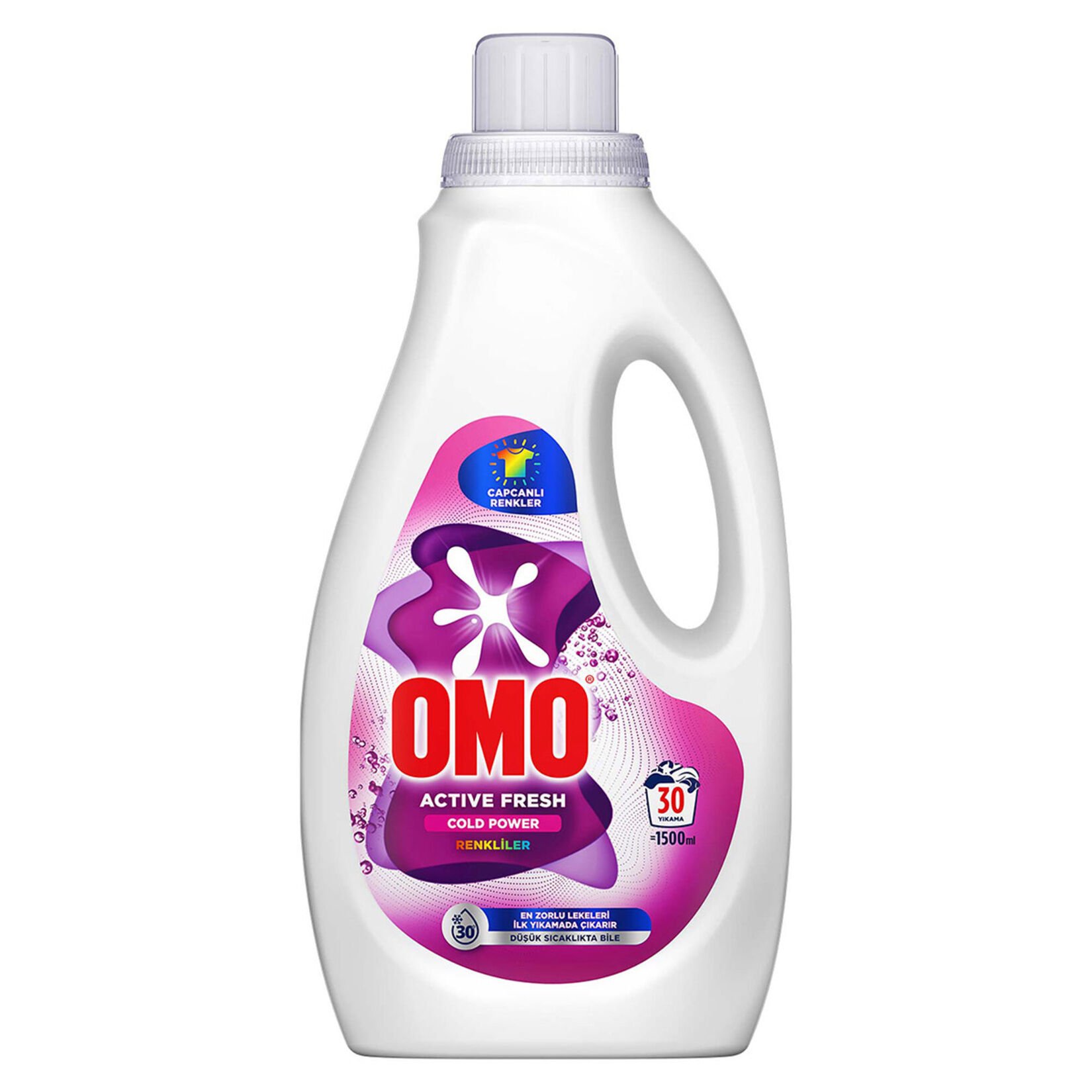 OMO MAT.SIVI 1500ML ACTİVE FRESH RENKLİLER 30YIKAMA 1*6