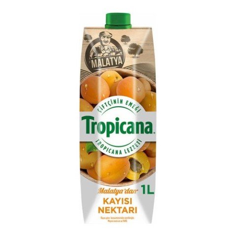 TROPİCANA 1LT MALATYA KAYISI M.SUYU 1*12