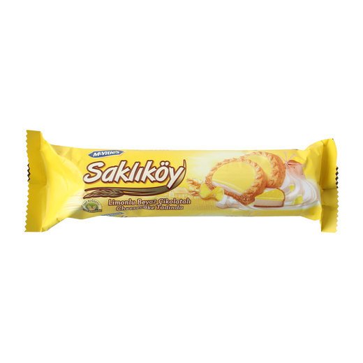 ÜLKER B.SAKLIKÖY 100GR LİMONLU BEYAZ ÇİKOLATALI 1161-09 1*18