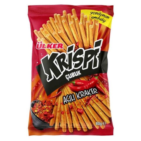 ÜLKER B.KR.KRİSPİ ACILI ÇUBUK 80GR 1092-09 1*15