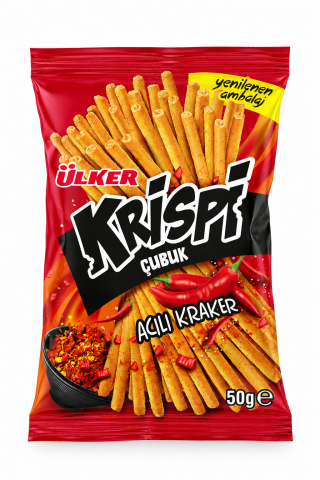 ÜLKER B.KR.KRİSPİ ACILI ÇUBUK 50GR 1075-03 1*15