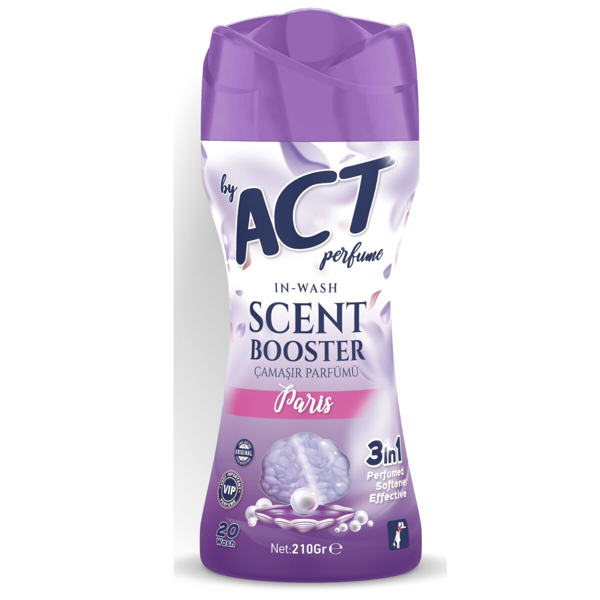 ACT ÇAMAŞIR PARFÜMÜ PARİS 210GR 20YIKAMA MOR 1*10