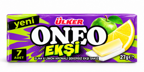 ÜLKER S.ONEO SLIMS BOX EKŞİ ELMA&LİMON SAKIZ 27G 1641-05 1*27