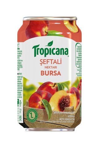 TROPİCANA 330ML ŞEFTALİ MEYVE SUYU 1*12