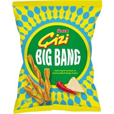 ÜLKER B.KR.ÇİZİ BIGBANG KREM PEY.&KIRMIZI BİB.BURGU KR. 70GR 587-06 1*16