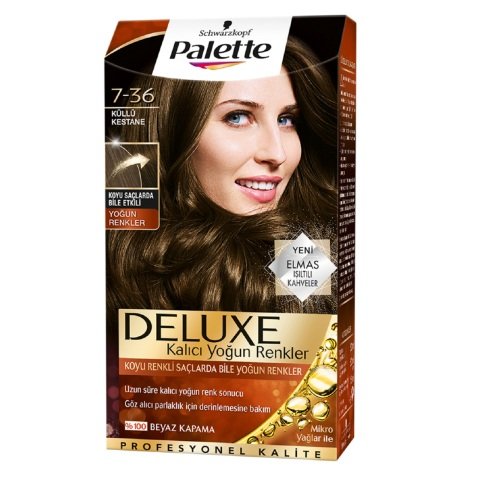 PALETTE DELUXE 7-36 KÜLLÜ KESTANE//// 1*6