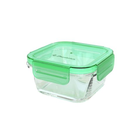 PAŞABAHÇE SAKLAMA KABI 530083 KARE PLASTİK RENKLİ KAPAKLI 1*6