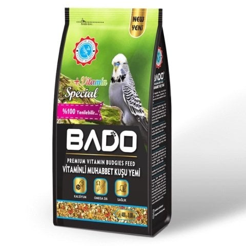 KUŞ YEMİ BADO MUHABBET 400G VİTAMİNLİ 1*12