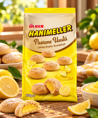 ÜLKER B.HANIMELLER   PASTA USULÜ LİMON SOSLU 150GR POŞET 01195-04 1*12