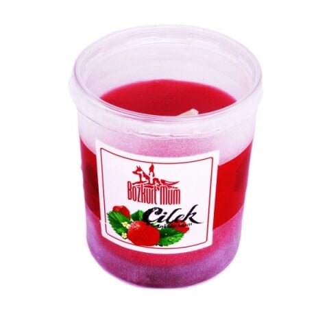 MUM BOZKURT B.ÇİLEK KOKULU BARDAK 110G 1*12