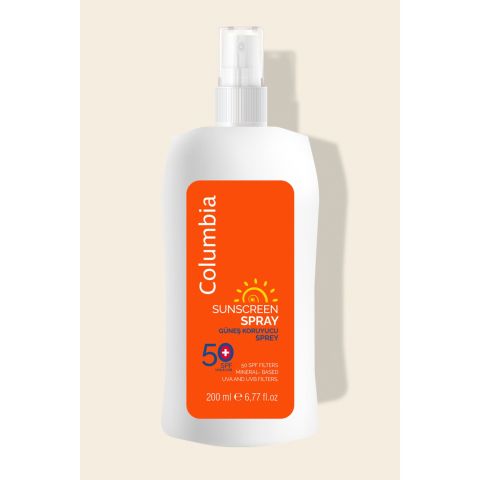 COLUMBİA 200ML SPREY 50+ GÜNEŞ KORUYUCU 1*24