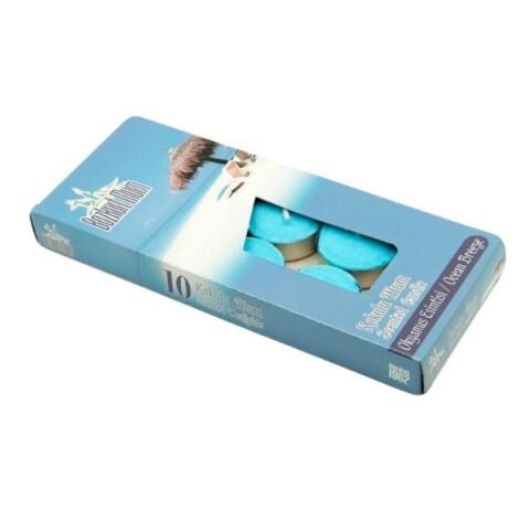 MUM BOZKURT TEALIGHT 10LU OKYANUS KOKULU