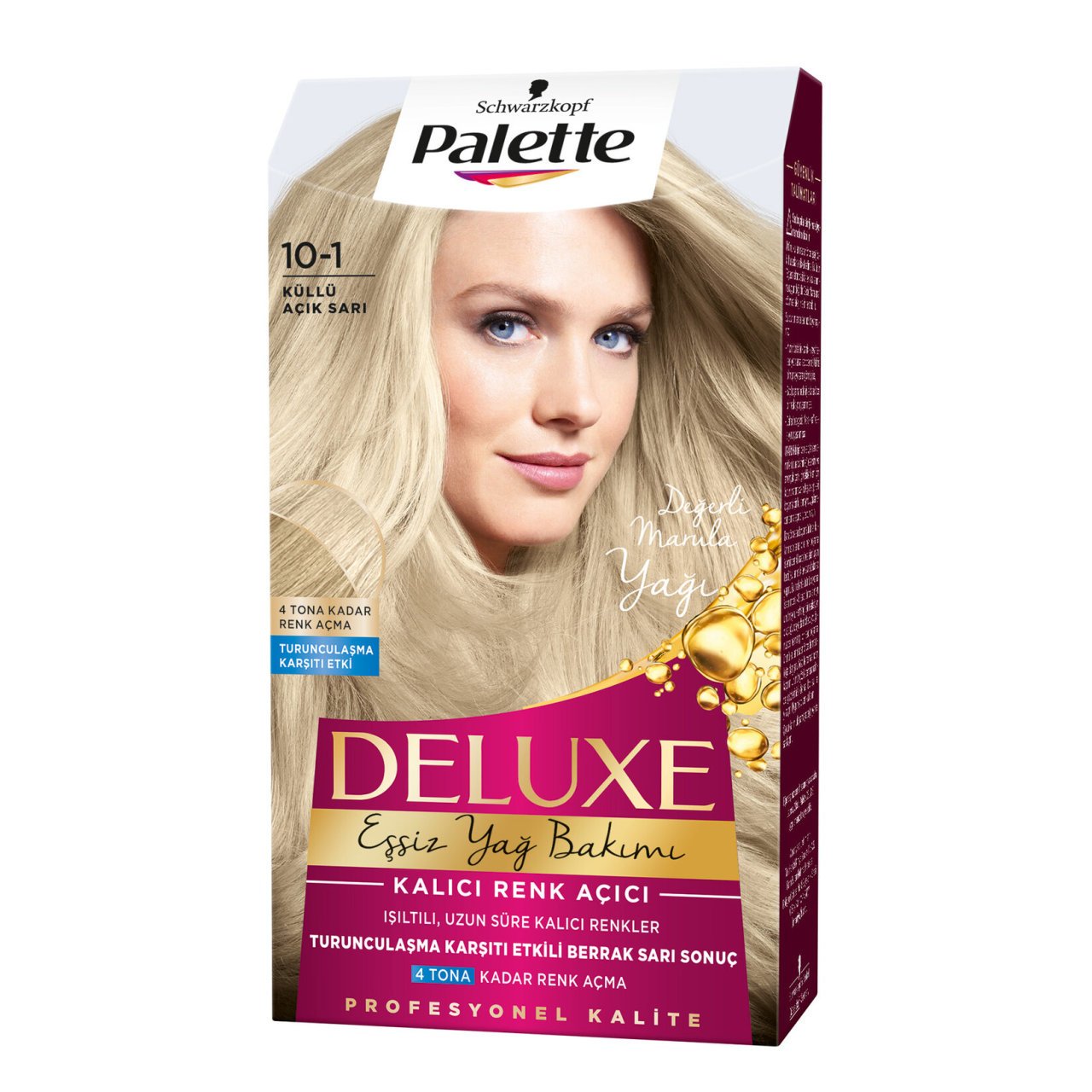 PALETTE DELUXE 10-1 KÜLLÜ AÇIK SARI 1*6