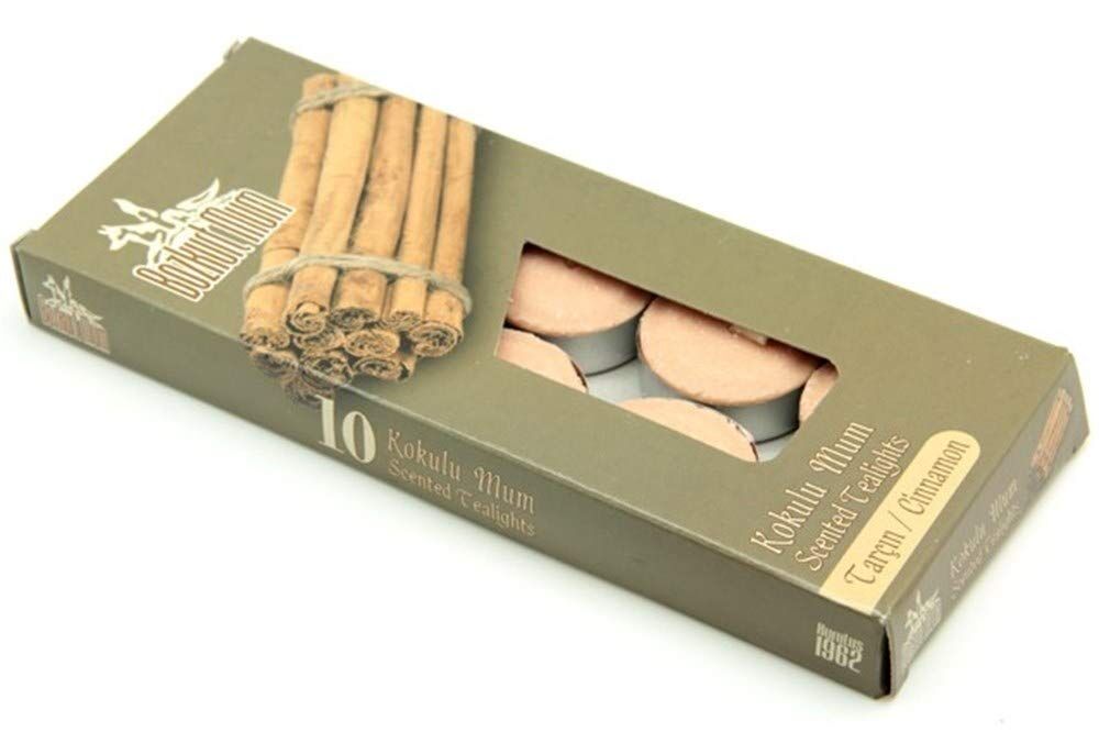 MUM BOZKURT TEALIGHT 10LU TARÇIN KOKULU