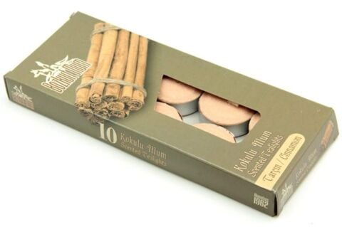 MUM BOZKURT TEALIGHT 10LU TARÇIN KOKULU