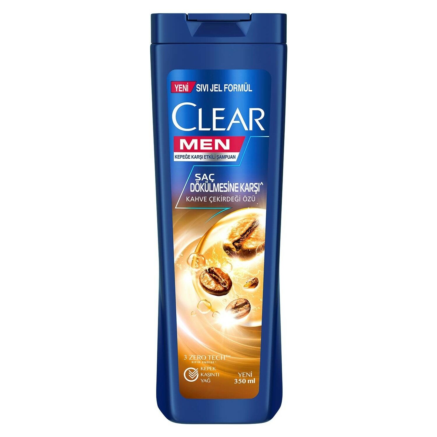 CLEAR 350ML MEN SAÇ DÖK.KARŞI KAHVE ÇEK.1*25