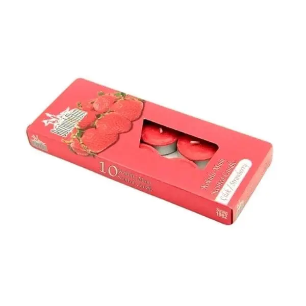 MUM BOZKURT TEALIGHT 10LU ÇİLEK KOKULU