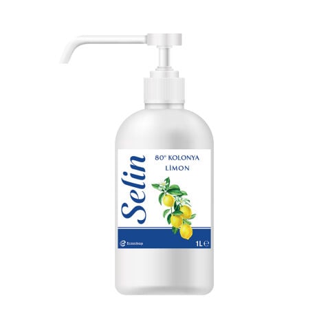 SELİN KOLONYA 1L LİMON POMPALI 1*12