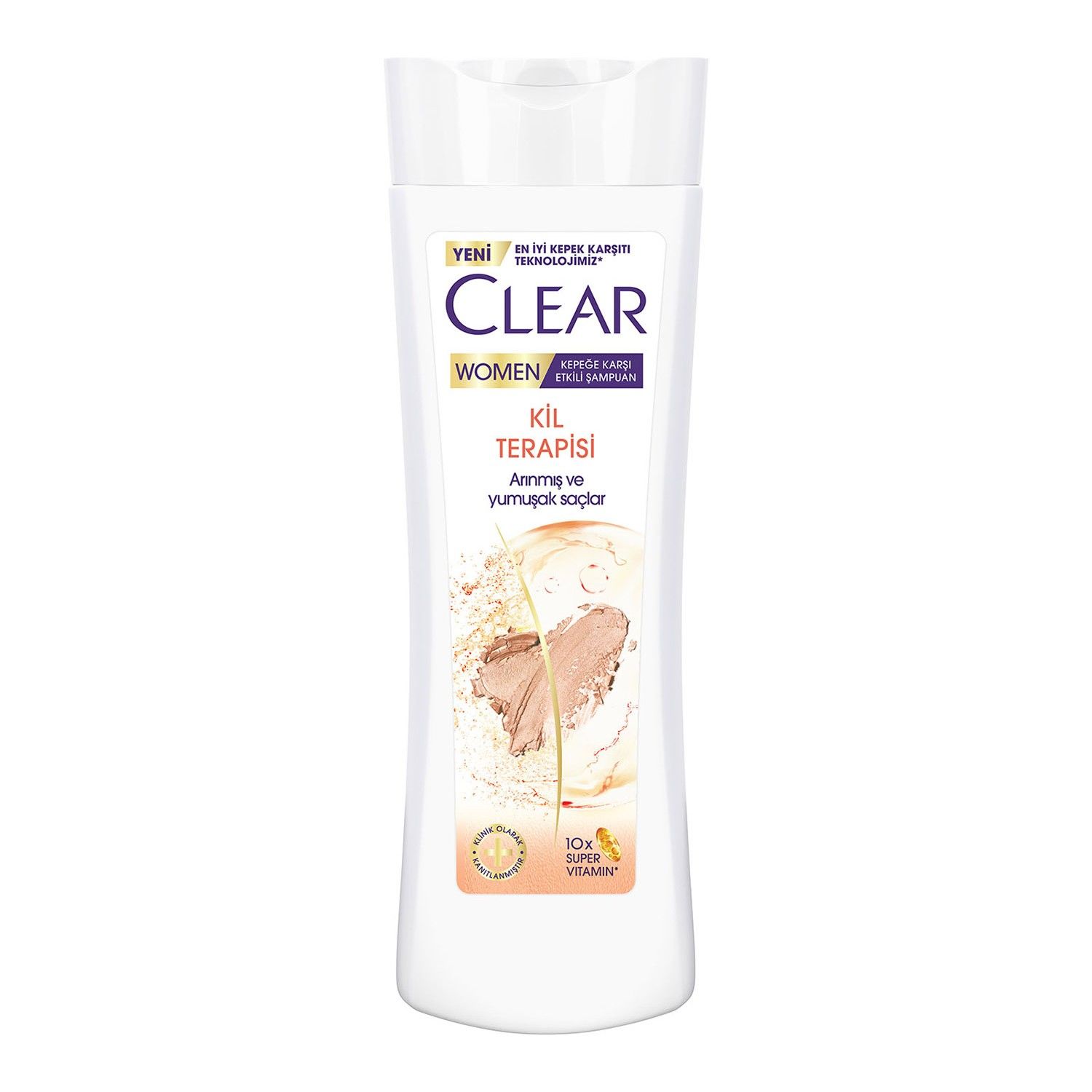 CLEAR 350ML WOMEN KEPEĞE KARŞI KİL TERAPİSİ 1*25