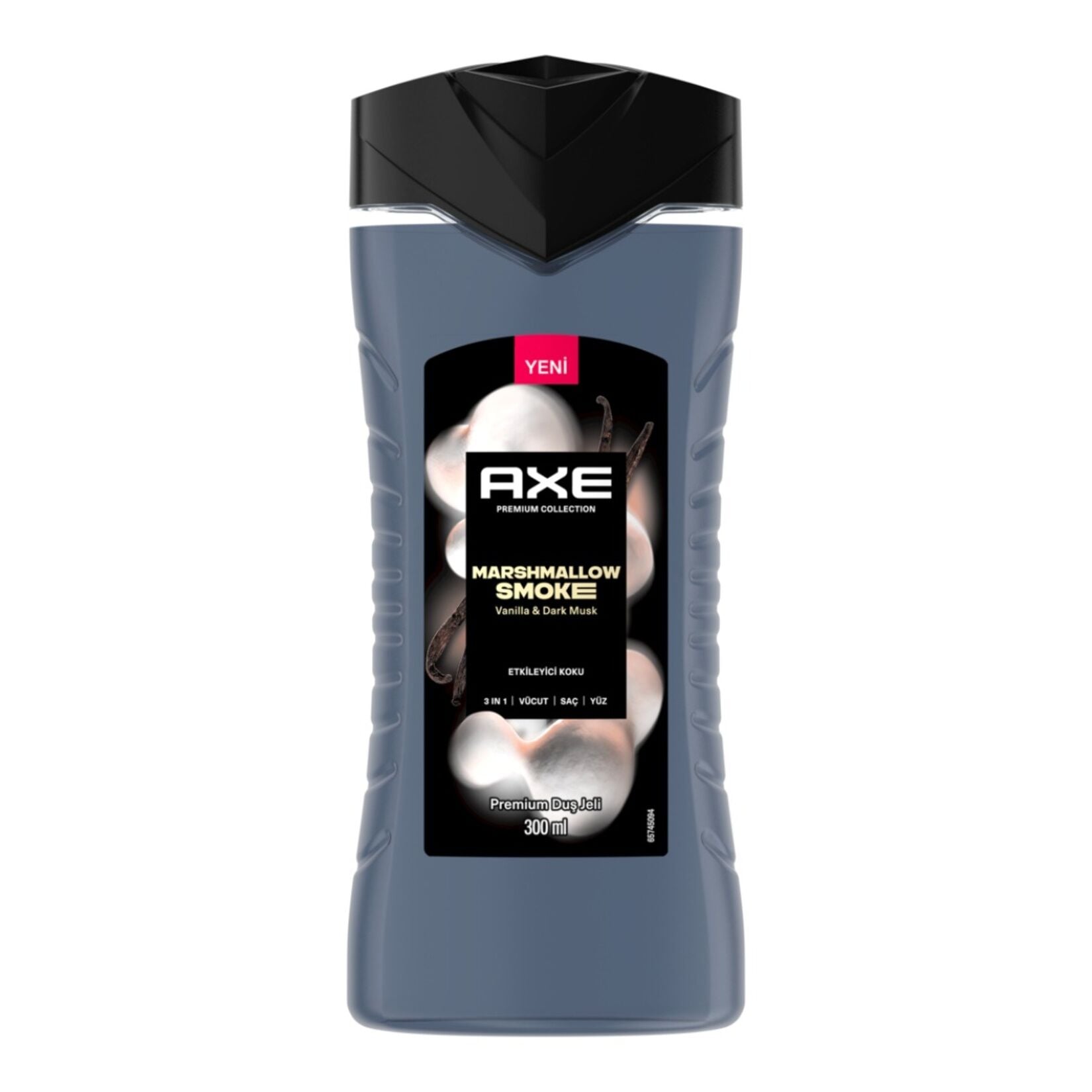AXE DUŞ JELİ 300ML PREMİUM 3İN1 MARSHMALLOW SMOKE VANILIA& DARK 1*12