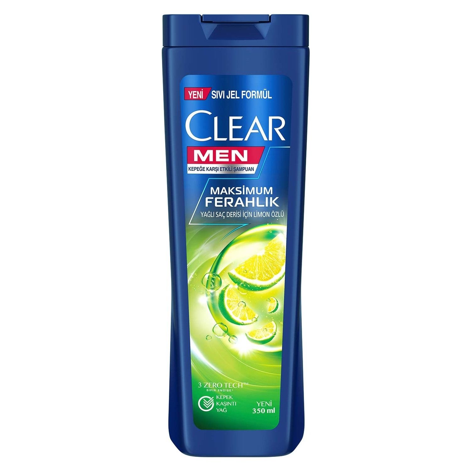 CLEAR 350ML MEN MAKSİMUM FERAHLIK LİMON ÖZÜ 1*25