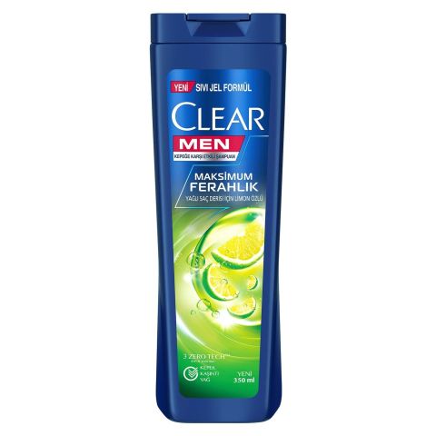 CLEAR 350ML MEN MAKSİMUM FERAHLIK LİMON ÖZÜ 1*25