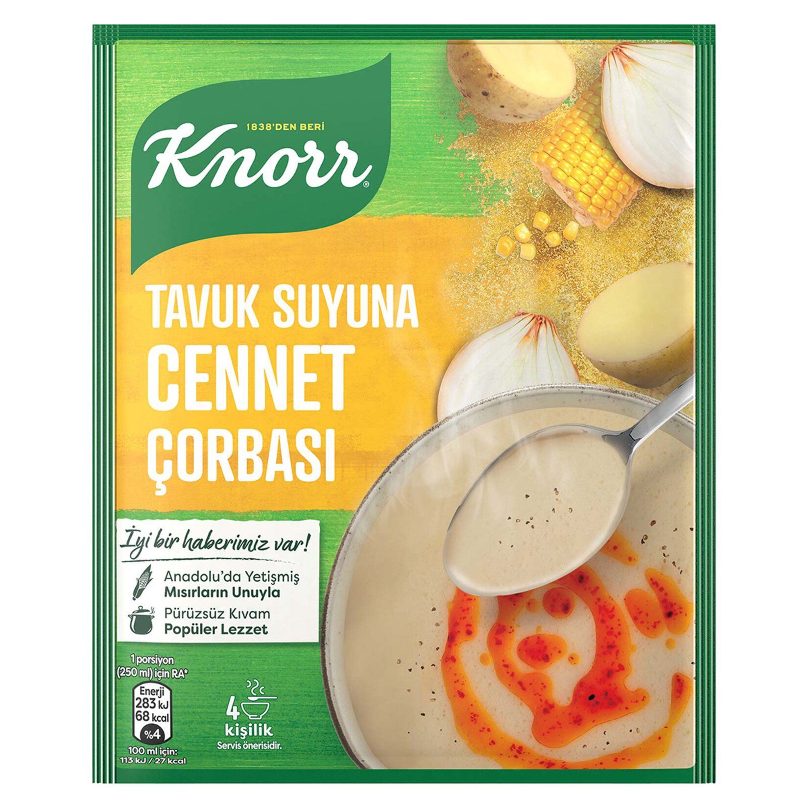 KNORR Ç.KL.CENNET ÇORBASI 76G 1*12*12////
