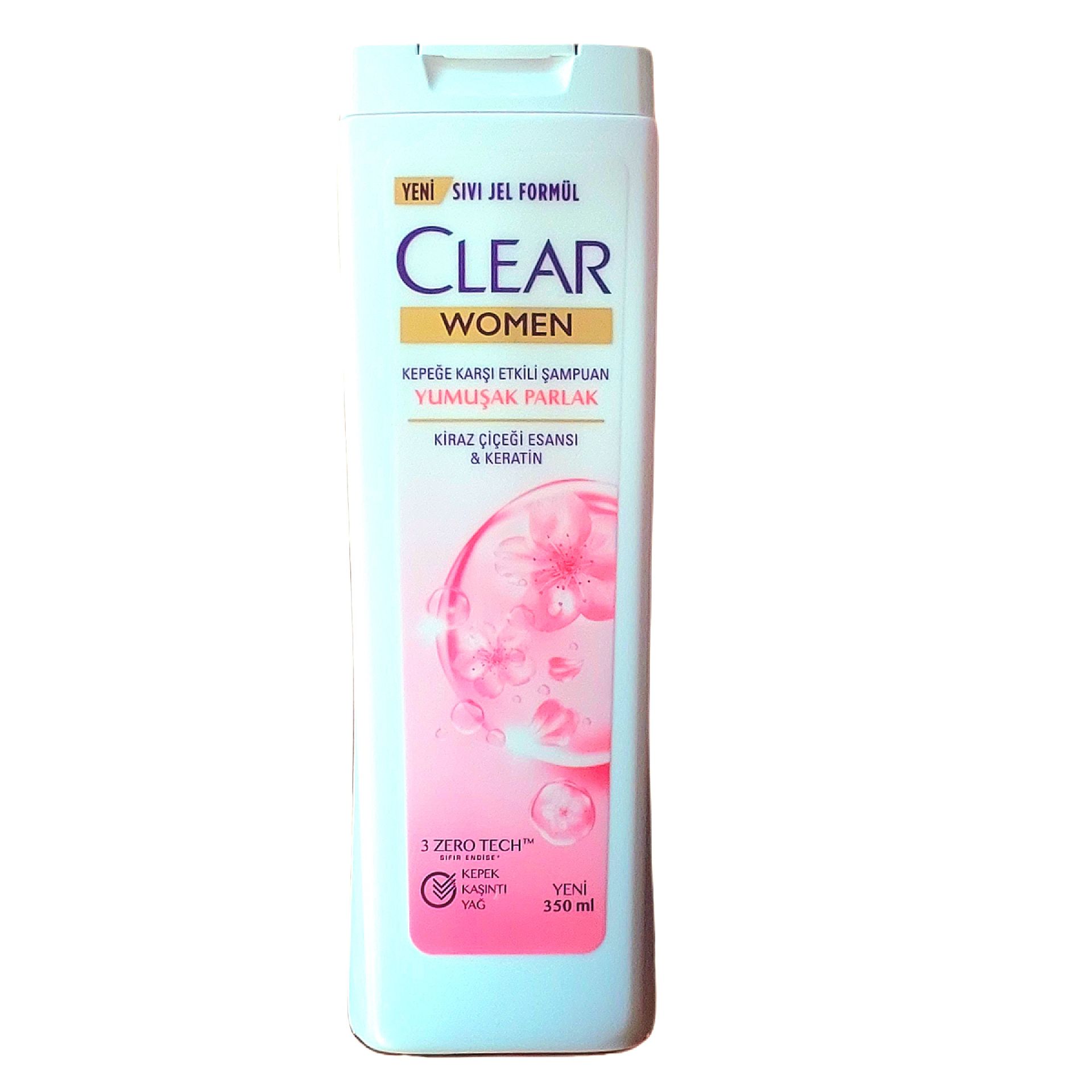 CLEAR 350ML W.KEPEĞE KARŞI YUMUŞAK PARLAK 1*16