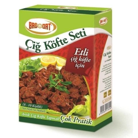 BAĞDAT .ÇİĞKÖFTE SETİ ETLİ 611GR 1*8