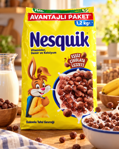 NESQUİK KAHV.KAKAOLU 1200GR TAHIL GEVR. 1*8
