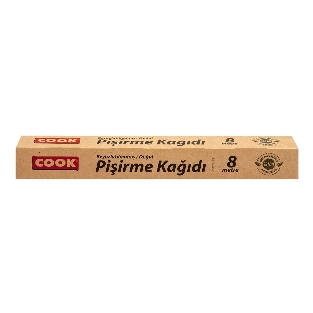 COOK PİŞİRME KAĞIDI DOĞAL BEYAZLATILMAMIŞ 37CM*8MT 1*24