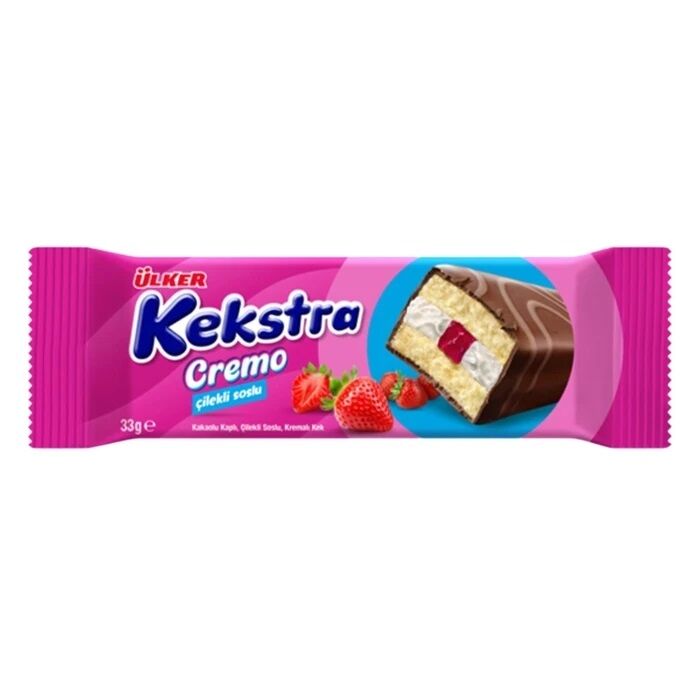 ÜLKER K.KEKSTRA CREMO ÇİLEK SOSLU 33GR 370-08 1*15