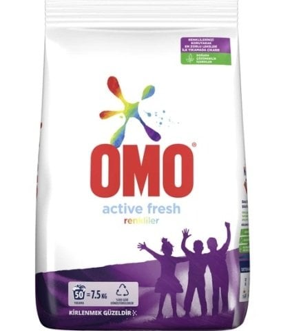OMO MAT.7.5KG ACTİVE FRESH RENKLİLER 1*1 (PALET:96ADET)