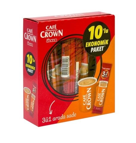 CAFE CROWN 10LU 3İN1 EKO PAKET 175GR 960-08 1*12