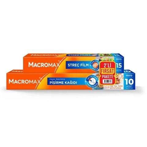 MACROMAX 2'Lİ FIRSAT STREÇ F.15M&PİŞİRME KAĞ. 2025820 1*12