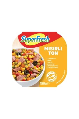 SÜPERFRESH TON 150GR MISIRLI SALATA 1*6